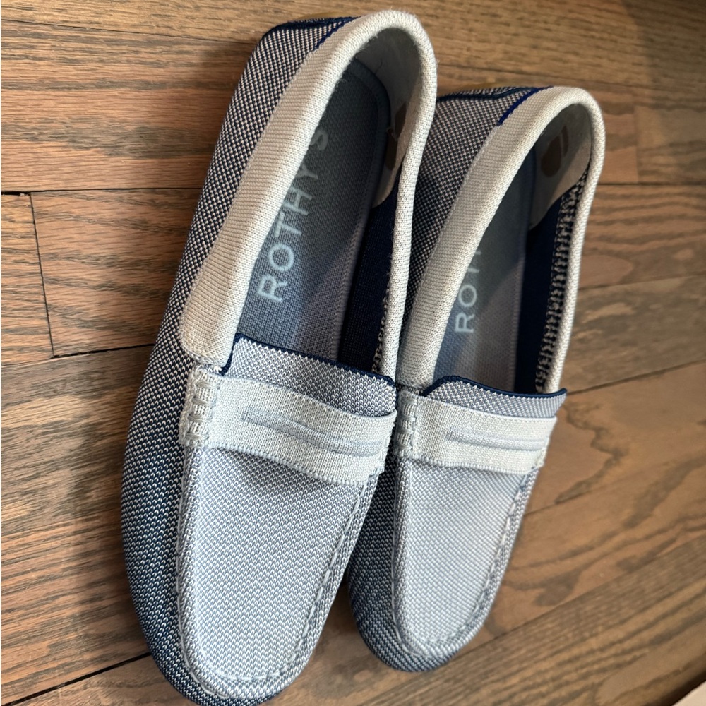 Rothy's Blue Flats Comfortable Loafers